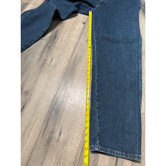 Vintage Wrangler Mens Relaxed Fit Jeans 36x34 Blue USA Denim 97601 ND - Picture 7 of 12